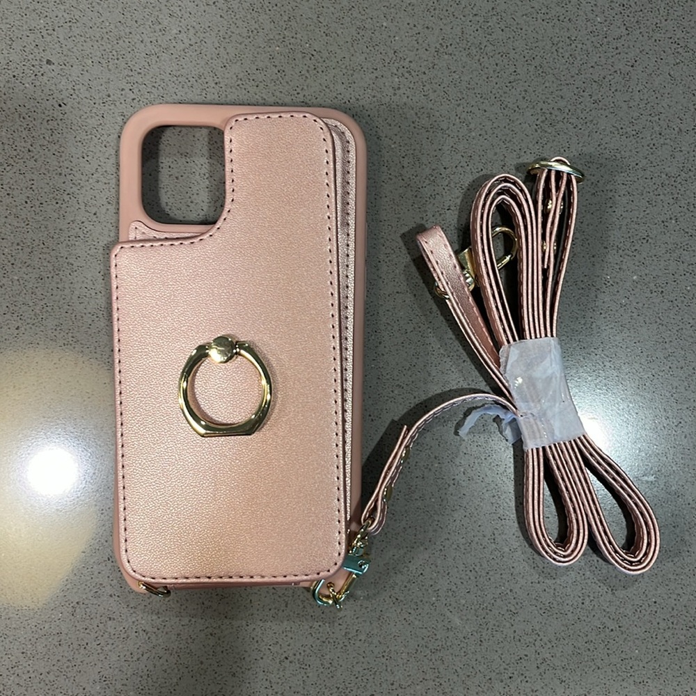 Rose Gold iPhone 11 Pro Case with Strap